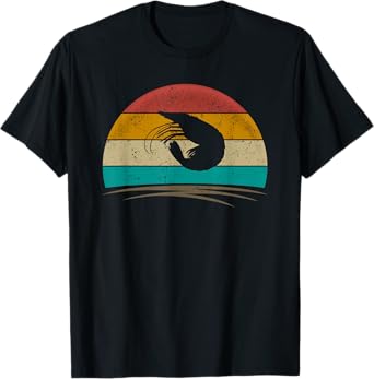 Shrimp Shirt Retro Style Fishing Seafood Boil Party Cajun T-Shirt
