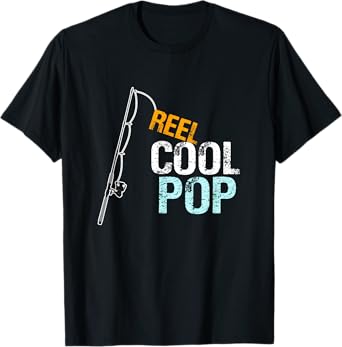 Pop Gift from Granddaughter Grandson Reel Cool Pop T-Shirt