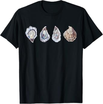 Oyster Seafood Shirt |Funny Oyster Pearl Seashell Girl Women T-Shirt