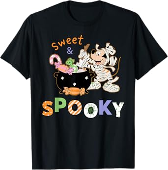 Disney Mickey Mouse "Sweet & Spooky" Halloween Candy T-Shirt