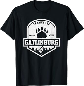 Gatlinburg Tennessee Great Smoky Mountains Bearpaw T-Shirt