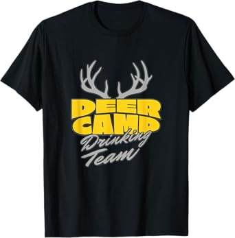 Deer Camp Drinking Team - Funny Hunting T-Shirt