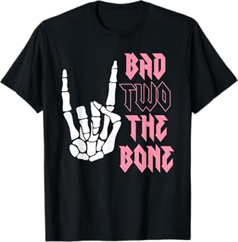 Bad Two the Bone Shirt 2nd Birthday 2 Years Old Birthday T-Shirt