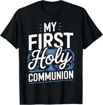 My First Holy Communion Religious Sacrament Kids Catholic T-Shirt