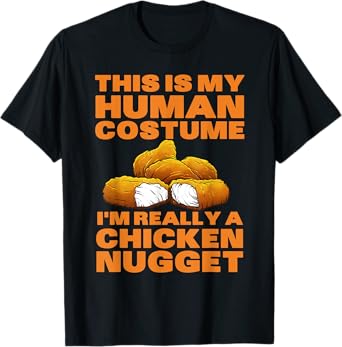 Chicken Nugget Art For Men Women Kids Chicken Nugget Costume T-Shirt