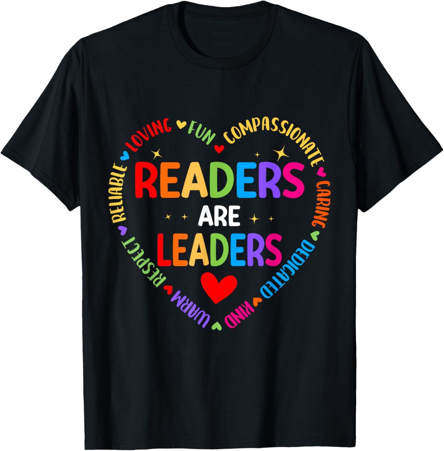 Readers Are Leaders Reading Teacher Women Kids Book Lovers T-shirt by TeeBrew