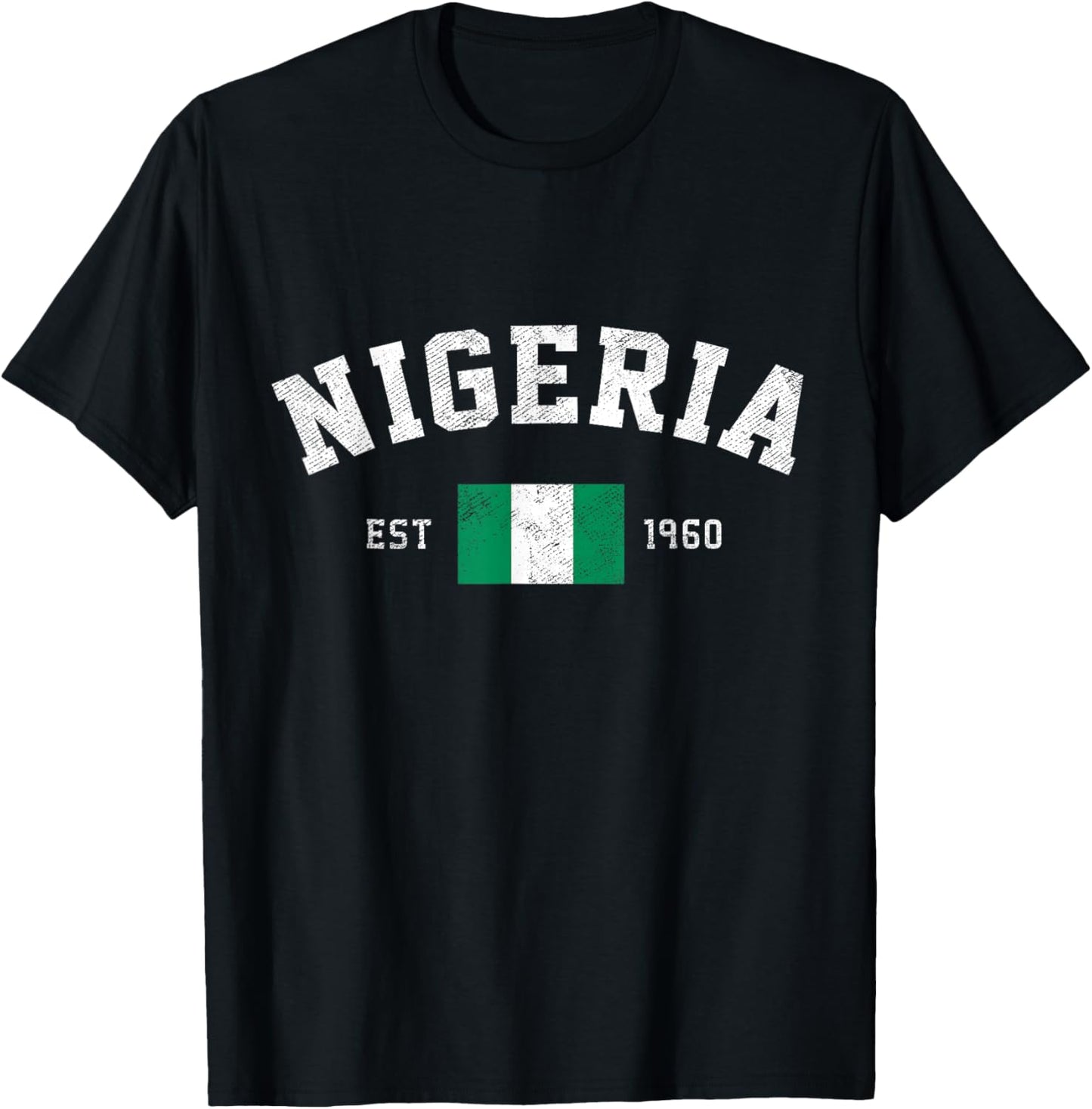 Nigeria Est. 1960 Nigerian Flag Independence Day T-Shirt