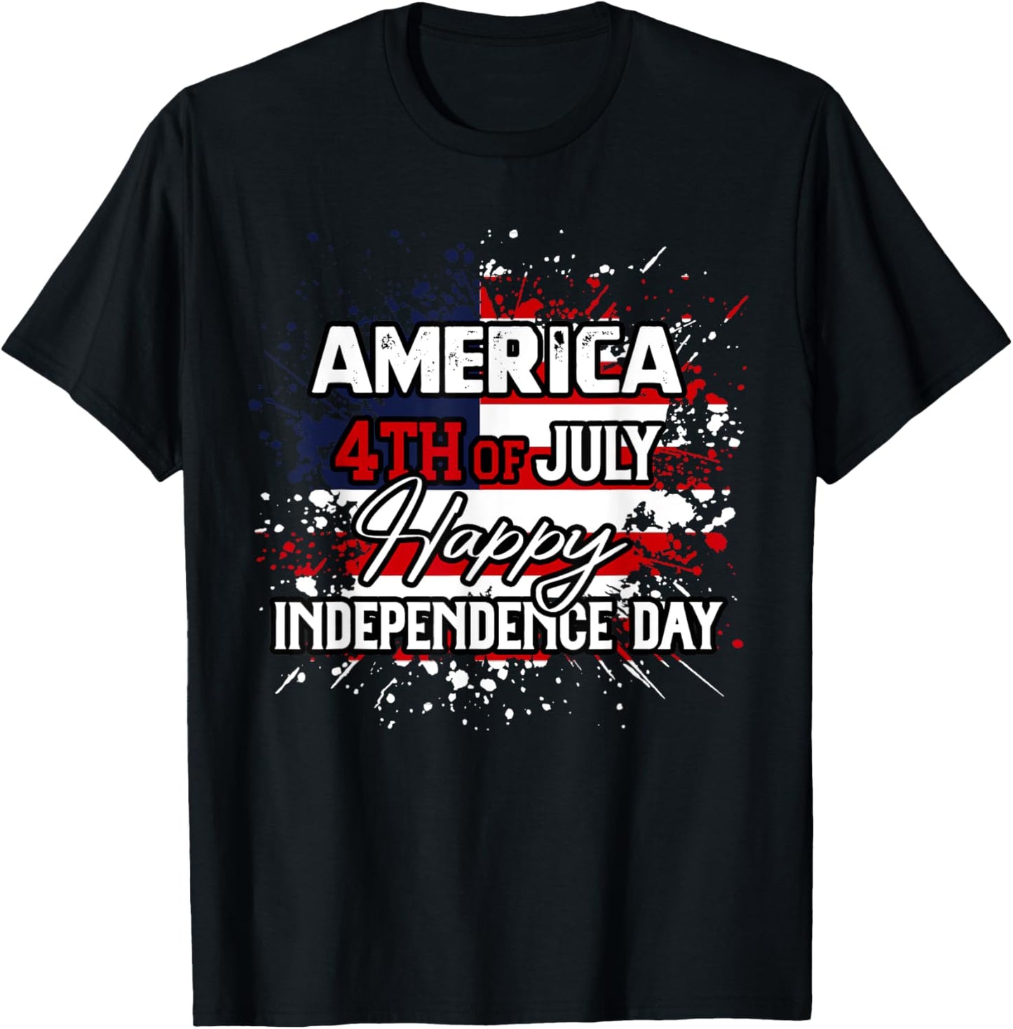America Happy 4th Of July Independence Day Men Women Kids T-shirt