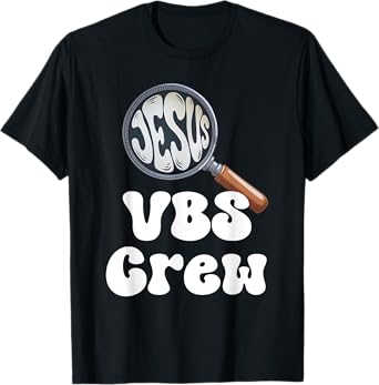 VBS 2025 Vacation Bible School VBS Crew Hand Lens T-Shirt