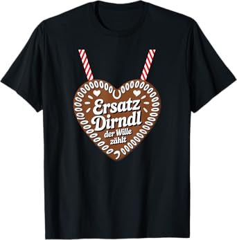 Gingerbread Heart Replacement Dirndl The Will Counts T-Shirt