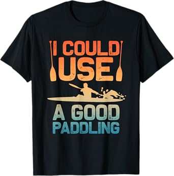 Cute Kayak Art For Men Women Kayaking Kayaker Paddling Kayak T-Shirt