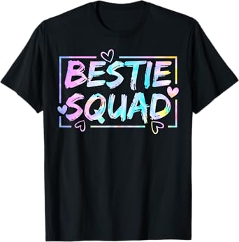 Bestie Squad Best Friends Matching Girls Boys T-Shirt