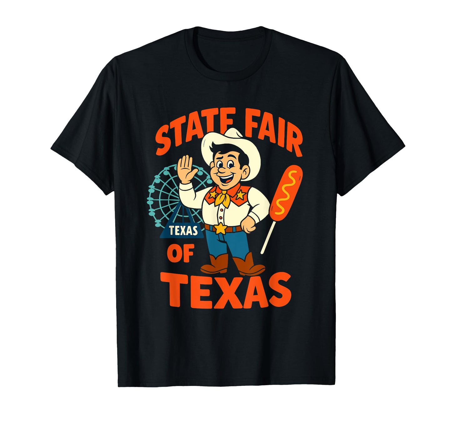 State Fair of Texas Corn Dog Funny Fair Day Men, Women, Kids T-Shirt