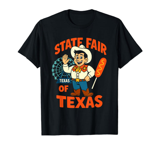 State Fair of Texas Corn Dog Funny Fair Day Men, Women, Kids T-Shirt