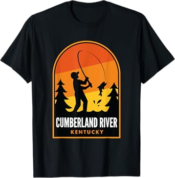 Cumberland River Kentucky Fishing T-Shirt