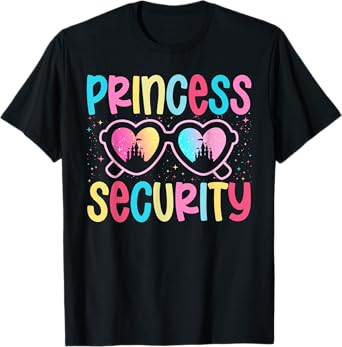 Princess Security Protection Halloween Birthday Dad Mom T-Shirt