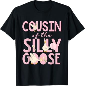 Cousin Of The Silly Goose 1st Birthday Matching Family T-Shirt