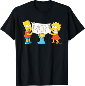 The Simpsons Mother’s Day Macaroni Art Mom Birthday Gift T-Shirt