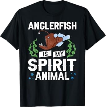 Anglerfish Deep Sea Angler Fish Skeleton T-Shirt