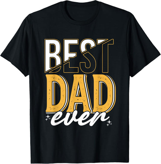 Best Dad Ever Bold Retro Father’s Day Gift T-Shirt
