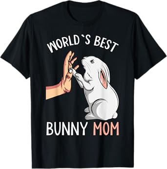 World´s Best Bunny Mom Rabbit Love Easter Girls Womens T-Shirt