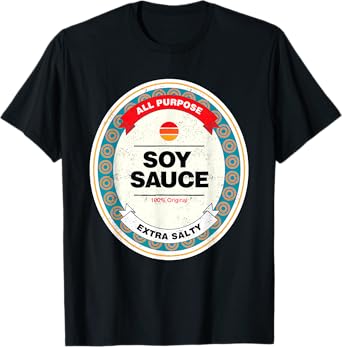 Soy Sauce Easy Halloween Costume Matching Group Couples T-Shirt