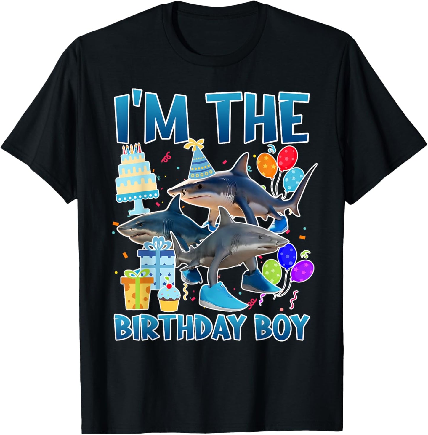 I'm The Birthday Boy Tralalero Tralala Family Matching T-Shirt