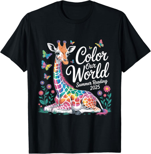 Color Our World Summer Reading Program 2025 T-Shirt