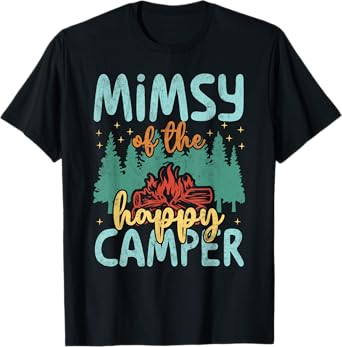 Mimsy of Happy Camper 1st Birthday Party Retro Mimsy T-Shirt