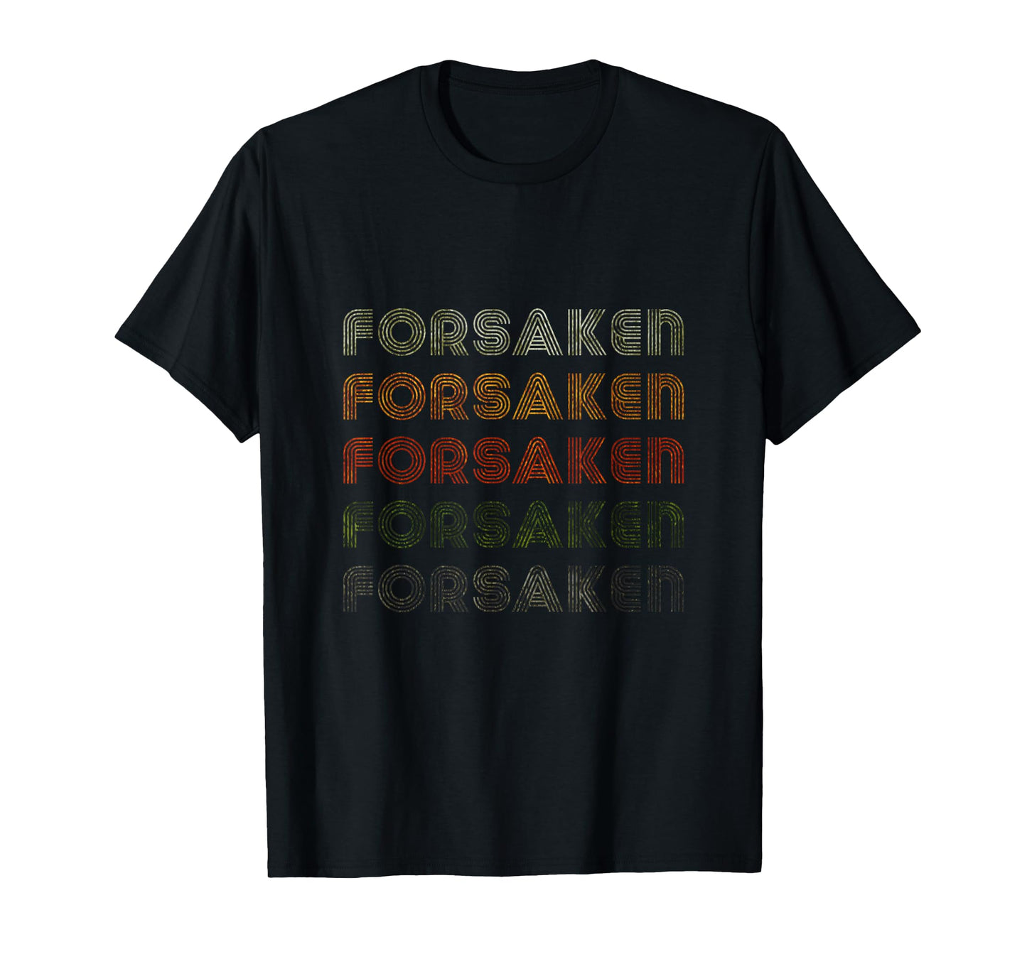 Love Heart Forsaken Tee Grunge Vintage Style Black Forsaken T-Shirt