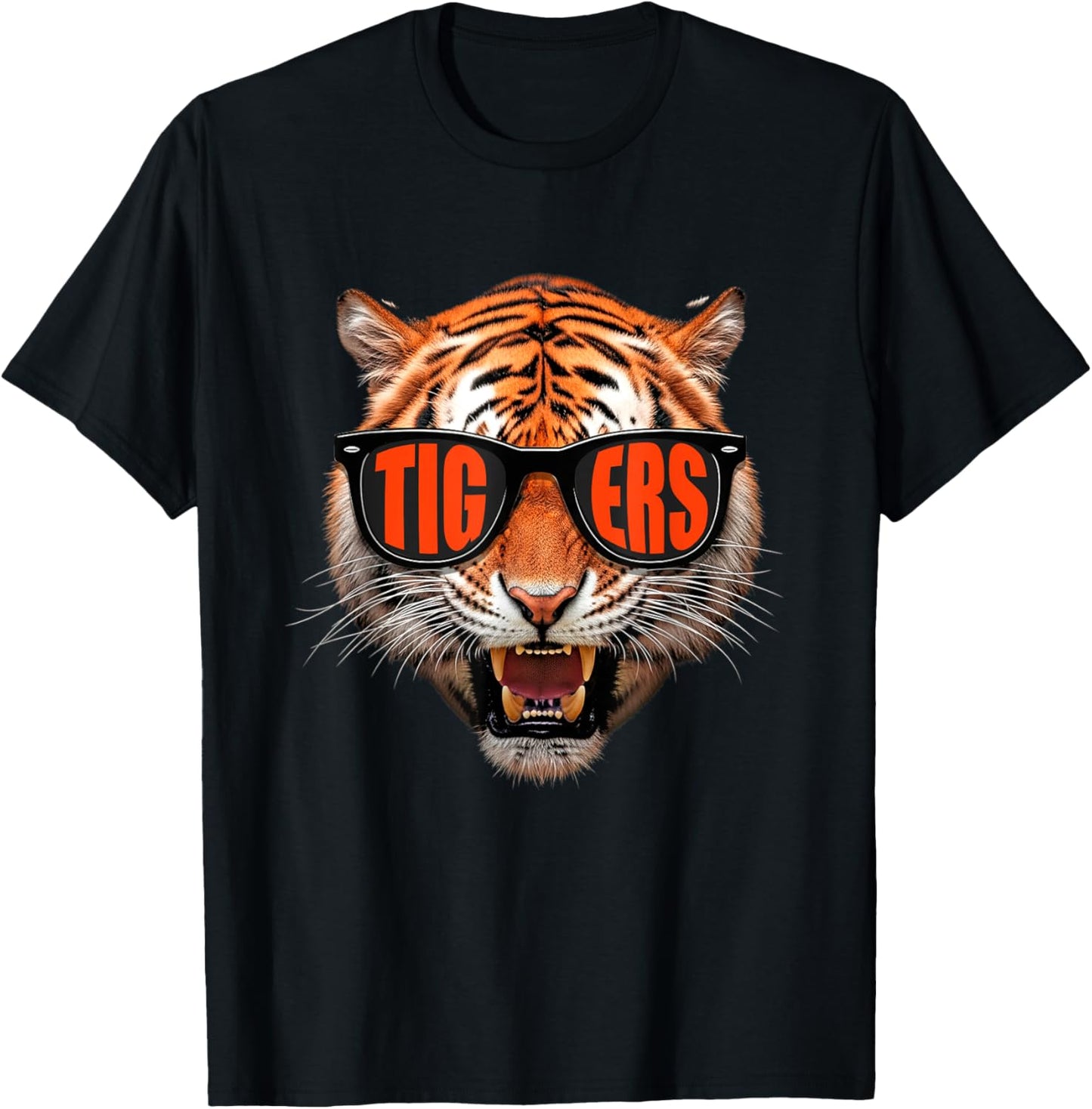 Graphic Retro Heart Throwback Tiger Name Pride For Men Women T-Shirt