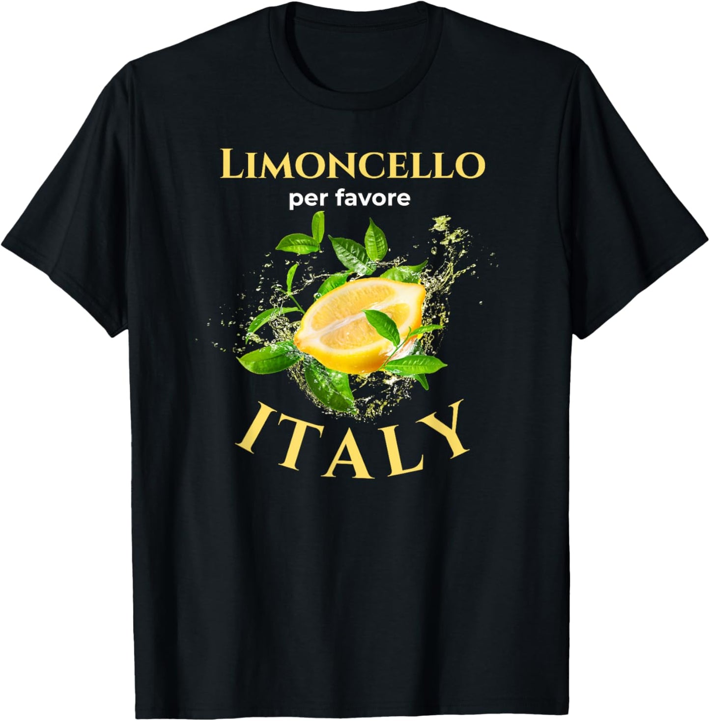 Limoncello Lemon Splash Italy Vintage T-Shirt
