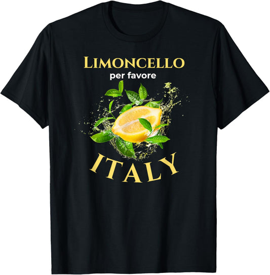 Limoncello Lemon Splash Italy Vintage T-Shirt