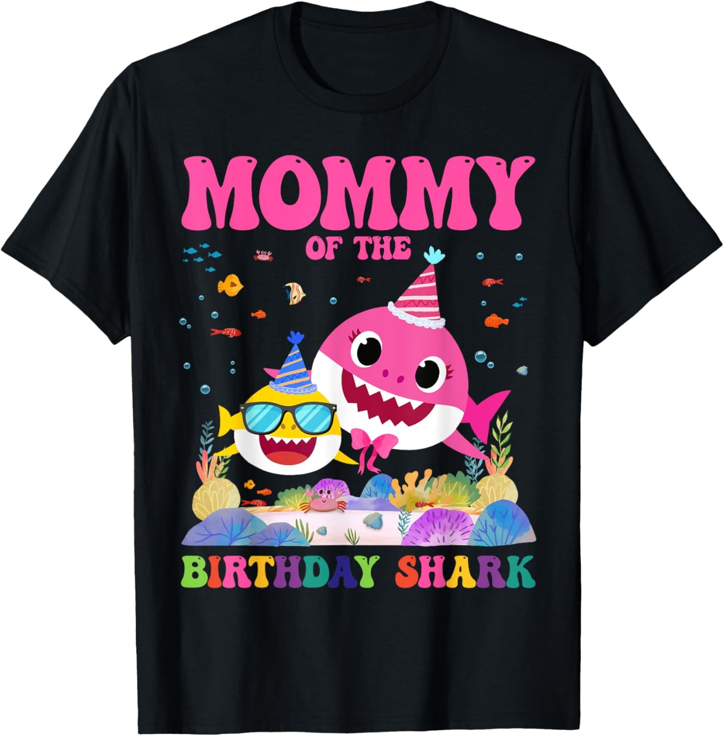 Funny Mommy Of The Birthday Kids Boys Girl Family Matching T-Shirt