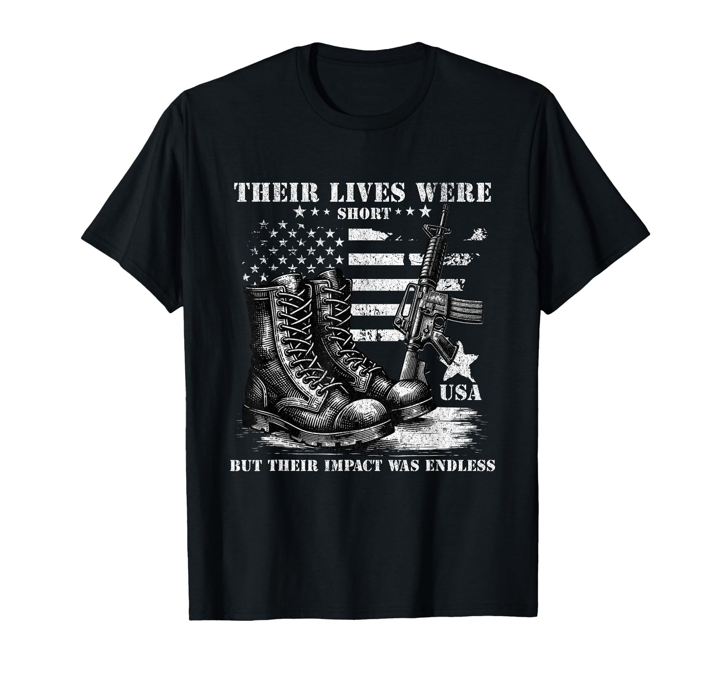 Their Lives Were Short, But Their Impact Was... Memorial Day T-Shirt