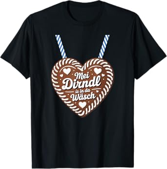 Gingerbread Heart Without Dirndl T-Shirt
