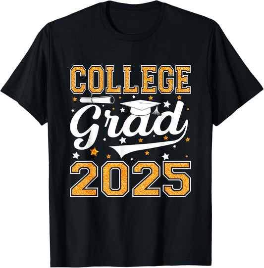 College Grad Class Of 2025 Senior Graduate Graduation T-Shirt