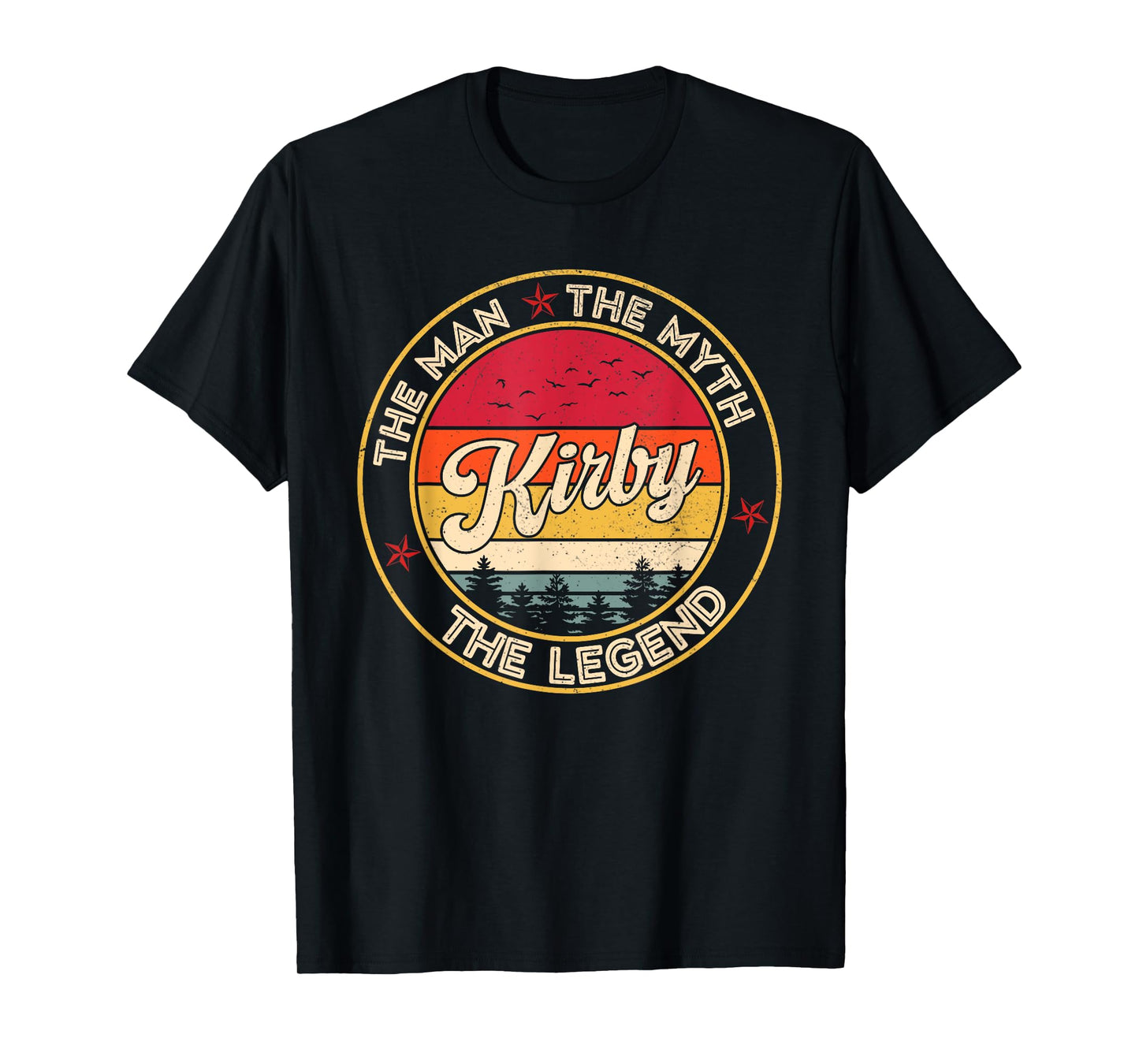 Kirby The Man The Myth The Legend Personalized Name T-Shirt