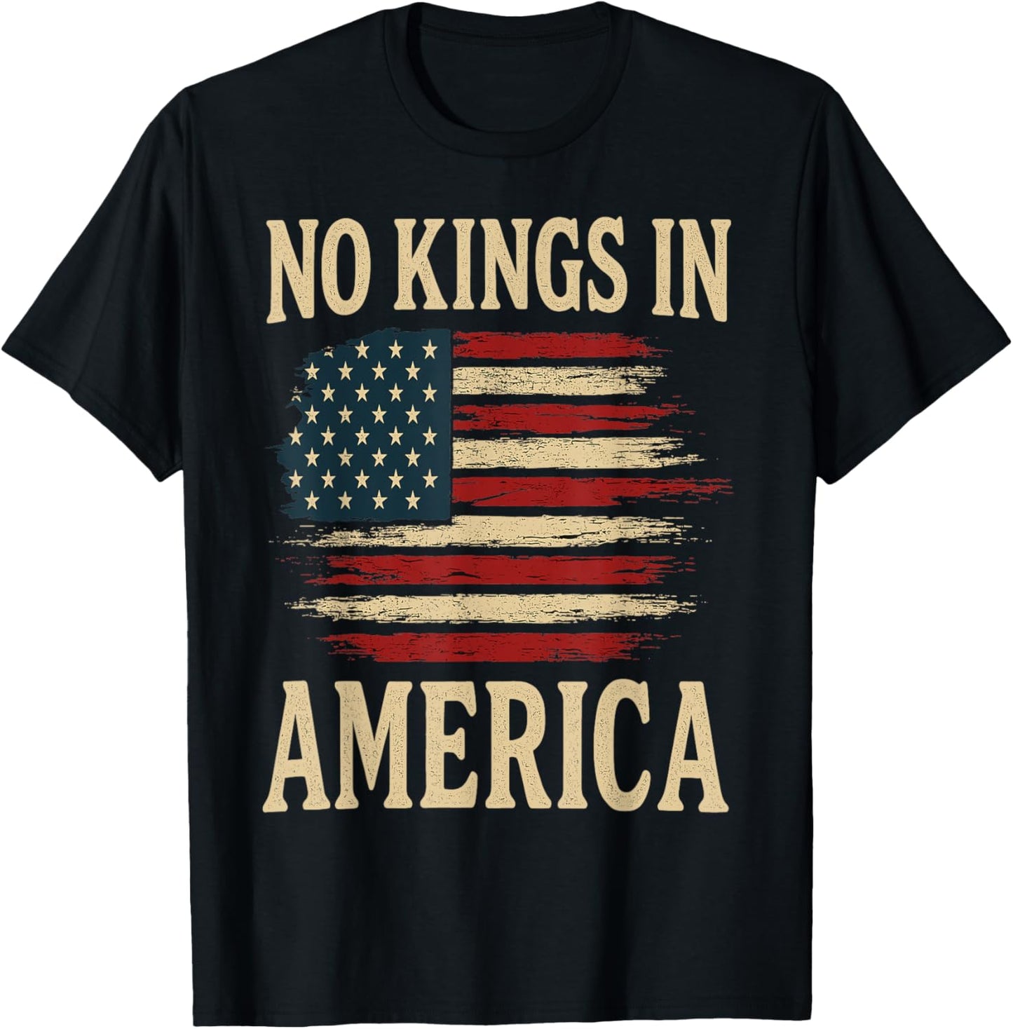 No Kings Vintage Patriotic Freedom Liberty Usa Liberty T-shirt