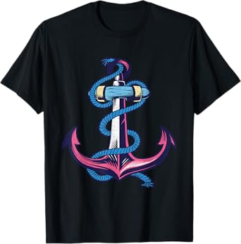 Anchor Womens Nautical Anchor T-Shirt