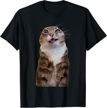 Rigby Cat Funny Rigby Cat Meme Rigby Cat Silly Cat Trendy T-Shirt