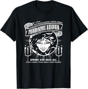 The Haunted Mansion Madame Leota Knows And Sees All Retro T-Shirt