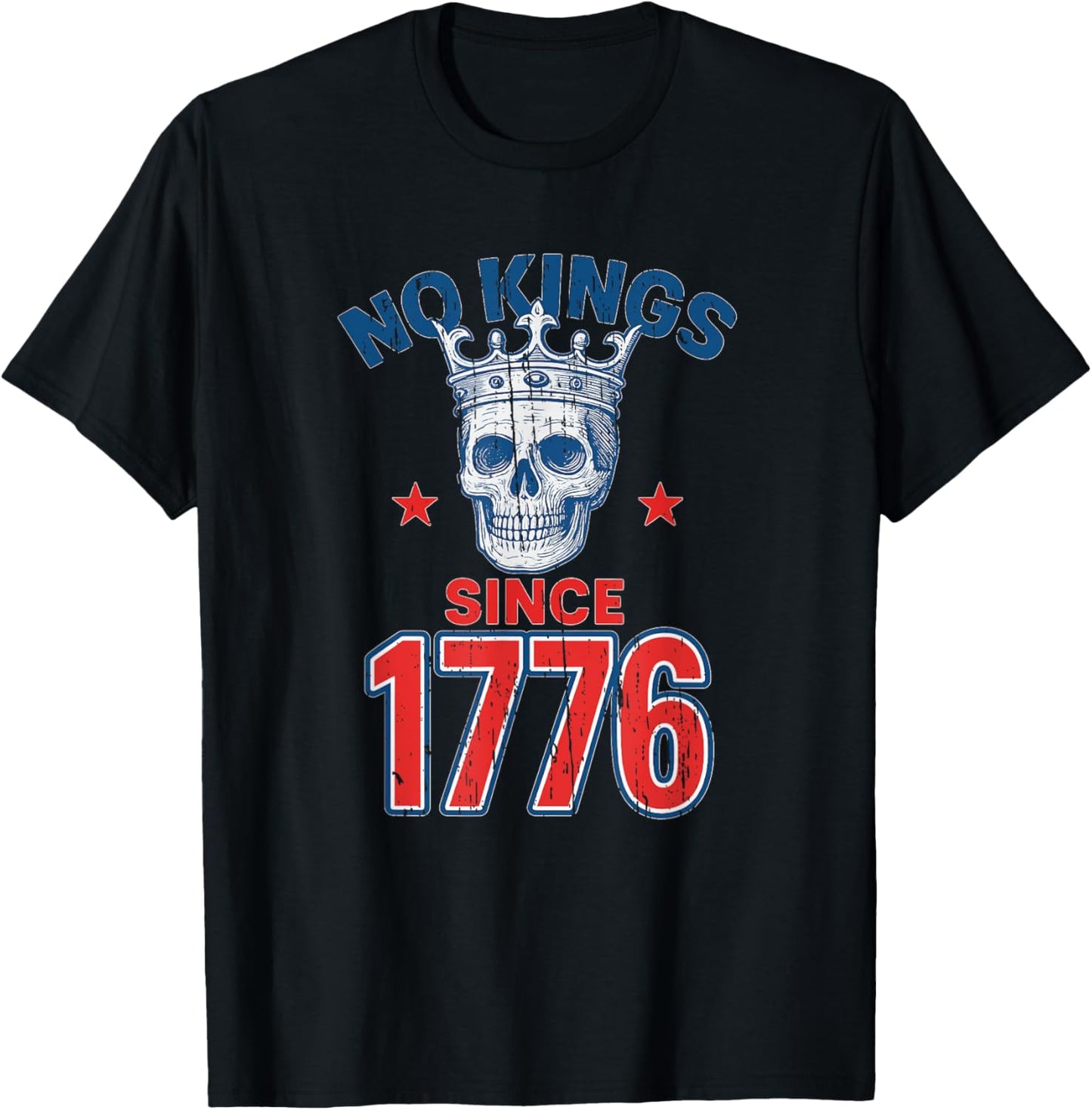 No Kings Since 1776 Patriotic American Independence T-shirt