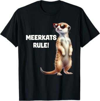 Meerkat MEERKATS RULE! Meerkat Costume Funny Meerkats T-Shirt