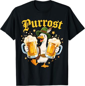 Purrost Goose Oktoberfest Beer Festival Gift T-Shirt