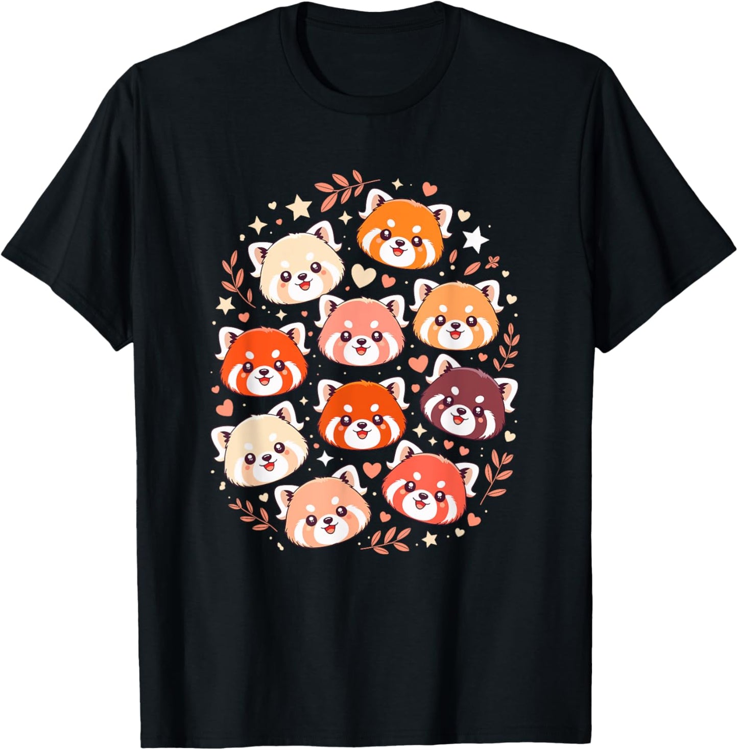 Kawaii Red Panda Bear Pandas T-Shirt