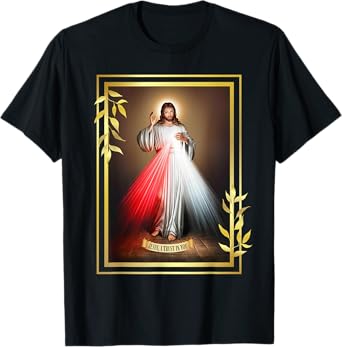 Divine Mercy Jesus Christ "Jesus, I Trust In You" Catholic T-Shirt