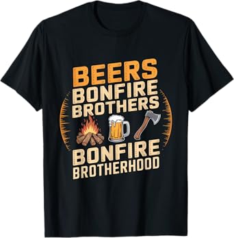 Beers Bonfire Brothers Bonfire Brotherhood T-Shirt