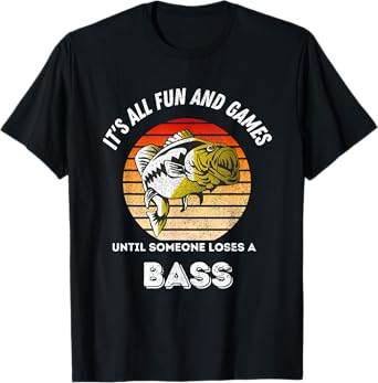 Its all fun and games until someone loses a bass T-Shirt