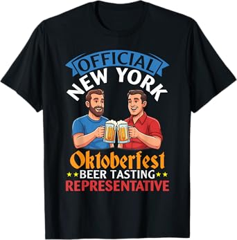 Drink Buddy Official New York Oktoberfest Beer Tasting Rep T-Shirt